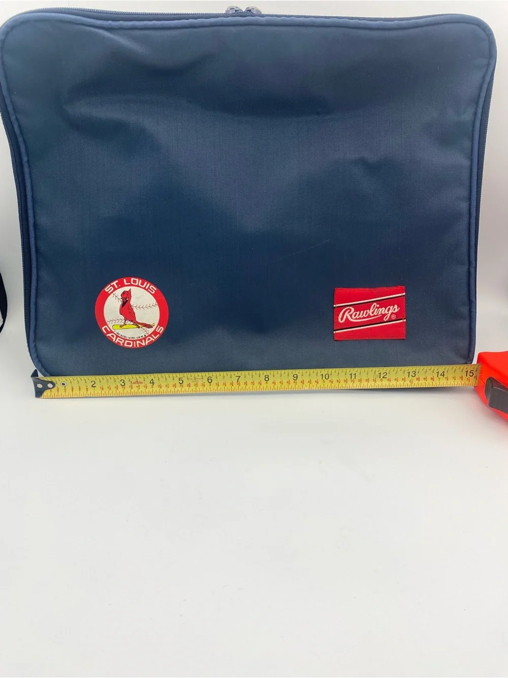 Rawlings Navy Laptop Messenger Laptop Bag with Red Logos